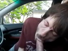 sucking my straight downlow buddy in his car