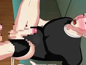 ( Gay ) Ordenhando meu melhor amigo Hetero do saco gigante - Gay Bara Yaoi