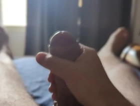 masturbating with some sun rays through the window