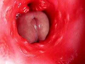 This beautiful pussy is pulsating and squeezing my cock! Camera inside the hole!