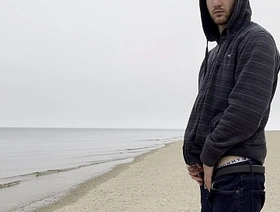 Whipping Cock Out at the Beach