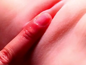 Finger her pussy.