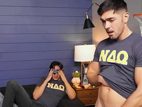 Jock Nico Coopa jerked himself to a creamy wad while Hunk Cameron Neutron rammed his ass