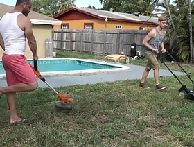 FamilyTwink - Step Daddy Needs Help in the Yard
