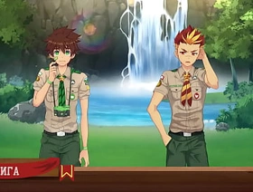 Game: Friends Camp path 2, part 20 - Waterfall (russian voiceover)