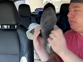 Shy Eddy Goes To A Snyft Ride With Matt To Get Foot Worship
