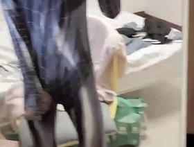 Sexy gay teen masturbates like Spider-Man