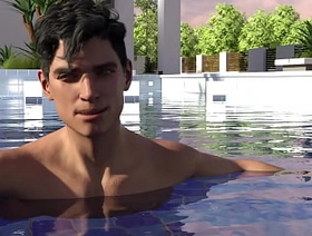 Summer Vacation #08 - Jerking Fabian off